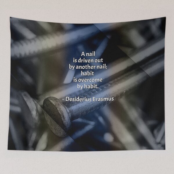 Item preview, Habit Is Overcome By Habit designed and sold by Emilyromrell.