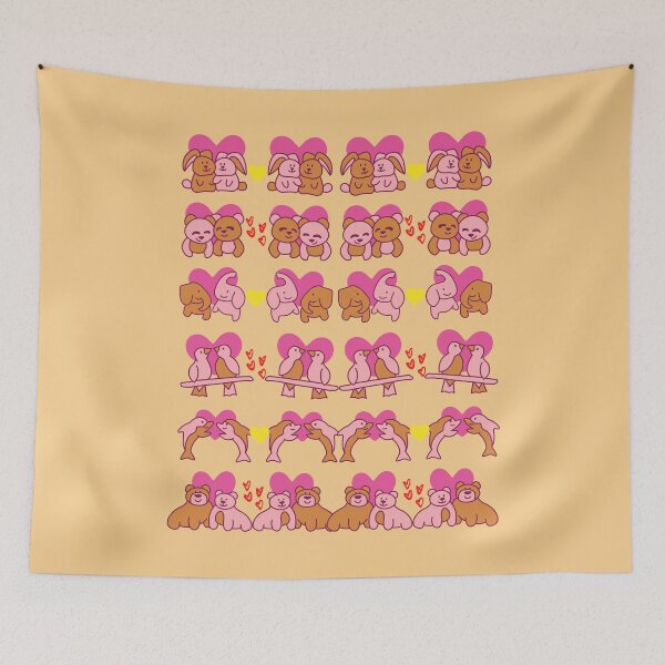 Item preview, Spoiled rabbit Love - Cute animals couple in love designed and sold by sofiazazi.