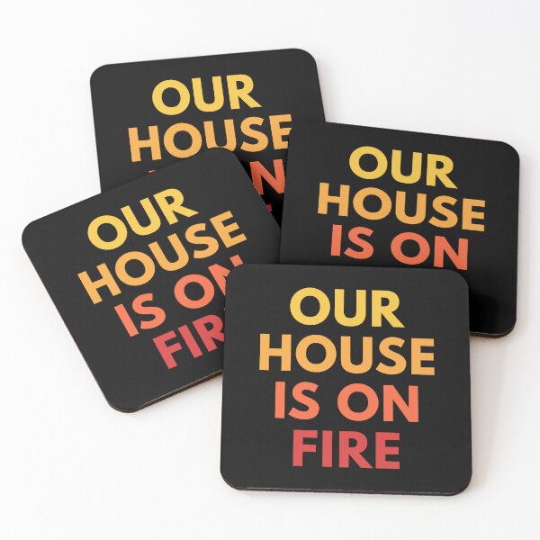 Item preview, Our House Is On Fire Climate Change Quote designed and sold by sillyquestions.