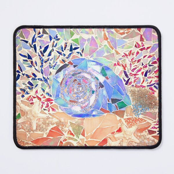 Item preview, Seashell & Coral Mosaic 2 designed and sold by Jan Marvin Art Studio.
