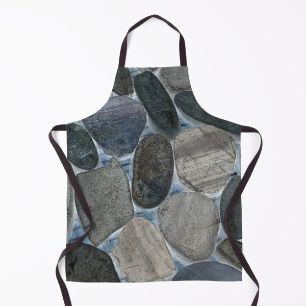 Item preview, Calming Stone Art Blue River Rock Stream Pattern Modern Nature designed and sold by PrettyLittlePic.