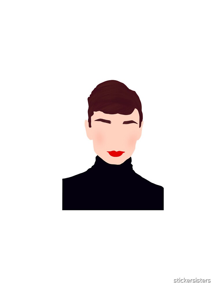 audrey hepburn black turtleneck