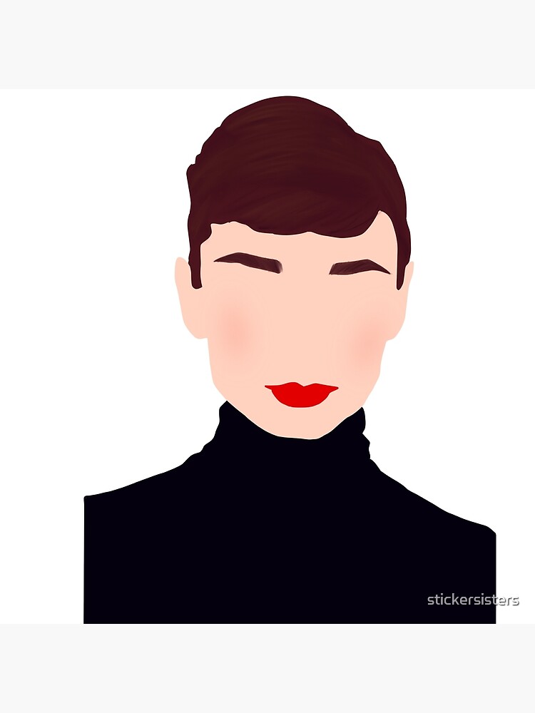 audrey hepburn black turtleneck