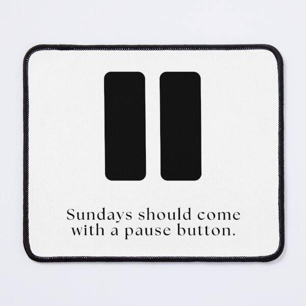 Item preview, Funny Pause Button designed and sold by JanesCreations.
