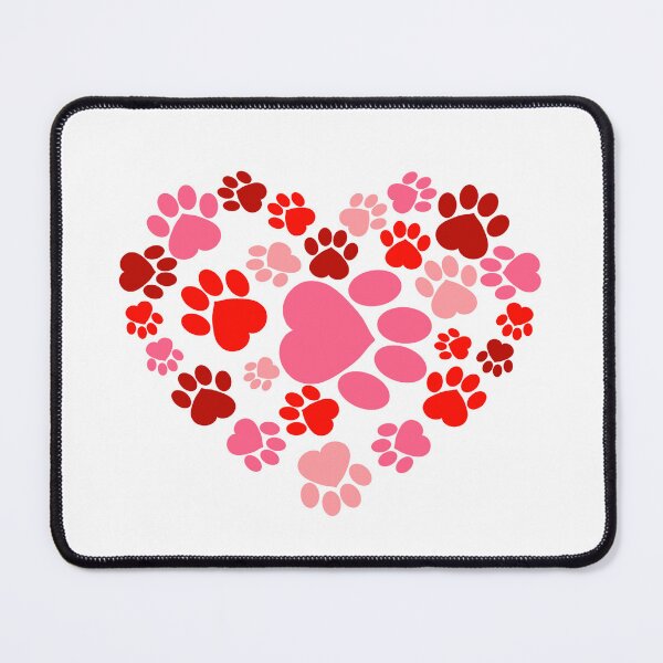 Item preview, Dog Paw Print Heart  designed and sold by SouthernDesigns.