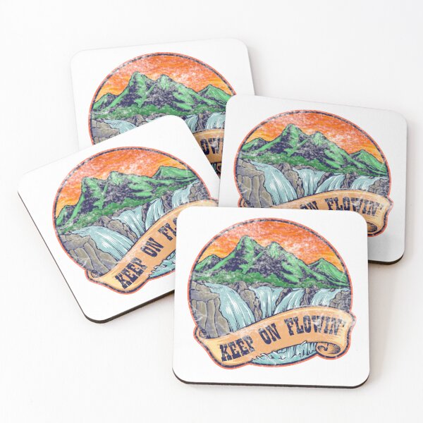 Item preview, Keep On Flowin' vintage textured design designed and sold by mrtraz.