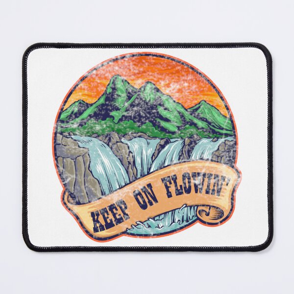 Item preview, Keep On Flowin' vintage textured design designed and sold by mrtraz.