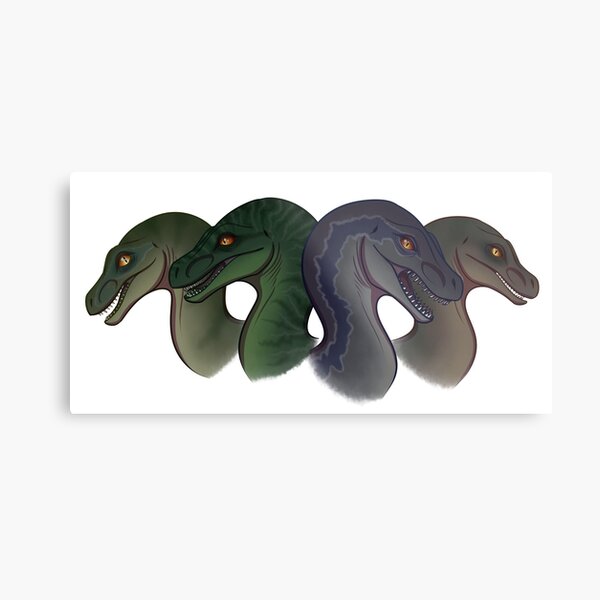 Velociraptor Echo Metal Prints for Sale