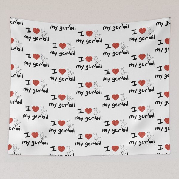 Item preview, I ❤ My Gerbil designed and sold by LookUpCreations.