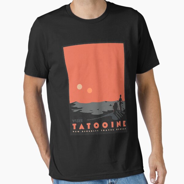 Vista previa del artículo con la obra «visitar tatooine», diseñado y vendido por ratliffyxalis.