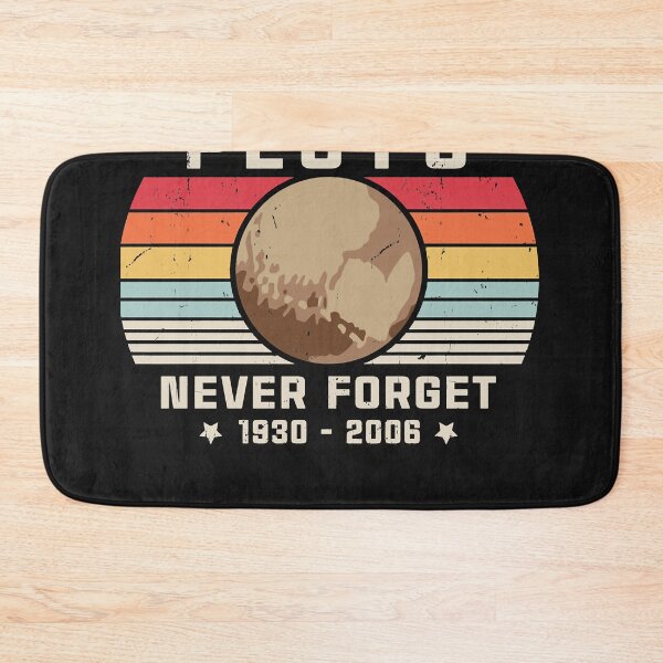 Item preview, Never Forget Pluto Retro Style Funny Space Science designed and sold by Gregorondi.