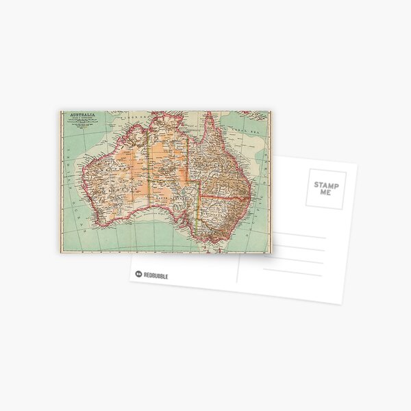 Item preview, Australia Antique Maps designed and sold by alexrow.