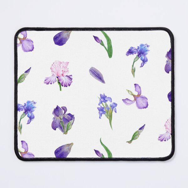 Item preview, Watercolor Blue, Purple, Pink Iris Flowers designed and sold by silviaol.