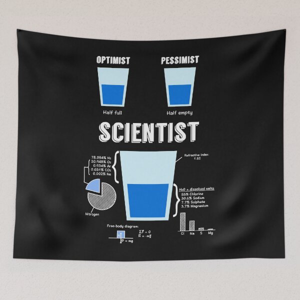 Item preview, Optimist... pessimist... SCIENTIST! designed and sold by Kellieenny.