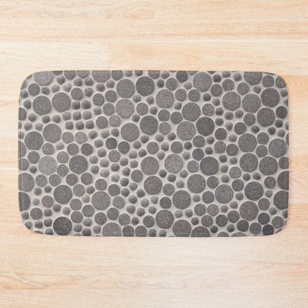 Item preview, Grey Pebbled Stone Polka Dot Pattern  designed and sold by PrettyLittlePic.