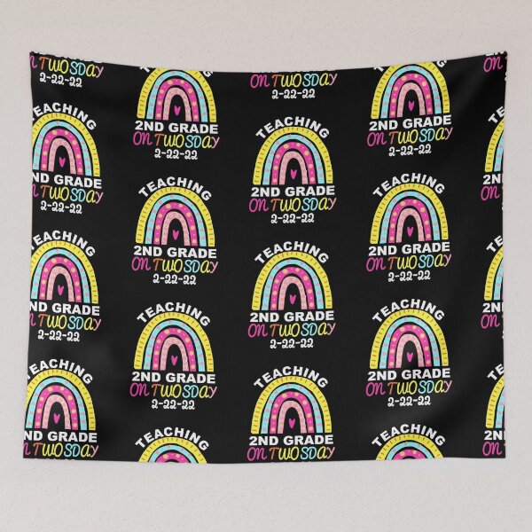 Item preview, Teaching 2nd Grade On Twosday 2/22/2022 Funny School Teacher designed and sold by ZimbomDesigner.