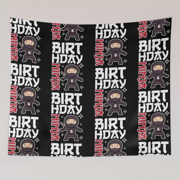 Item preview, Kids Birthday Ninja 6 Year Old Ninja Birthday Party designed and sold by GravitiTees.