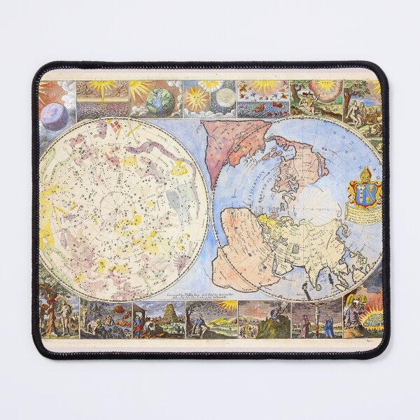 Item preview, Flat world astrology map vintage designed and sold by fanuchi.