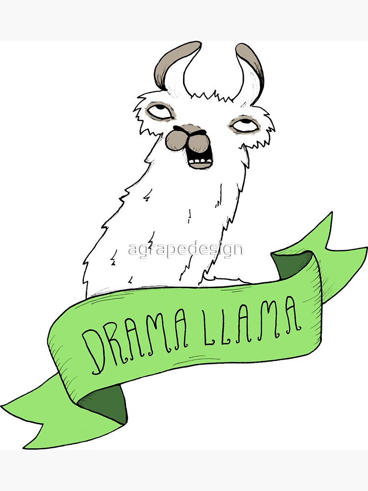 Drama Llama by agrapedesign