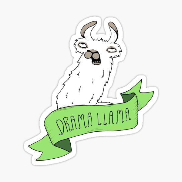 Drama Llama Sticker