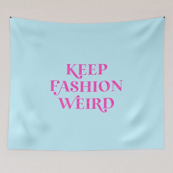 Item preview, Sparkly pink and blue fashion quote designed and sold by theaestheticco.