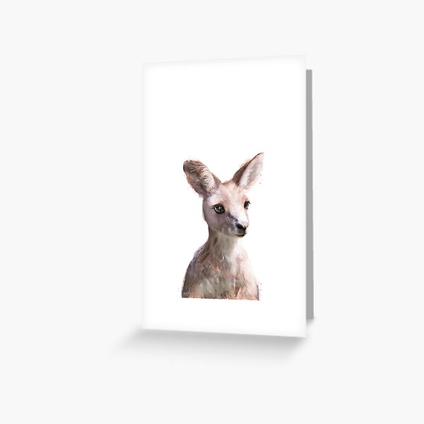 Little Kangaroo Greeting Card