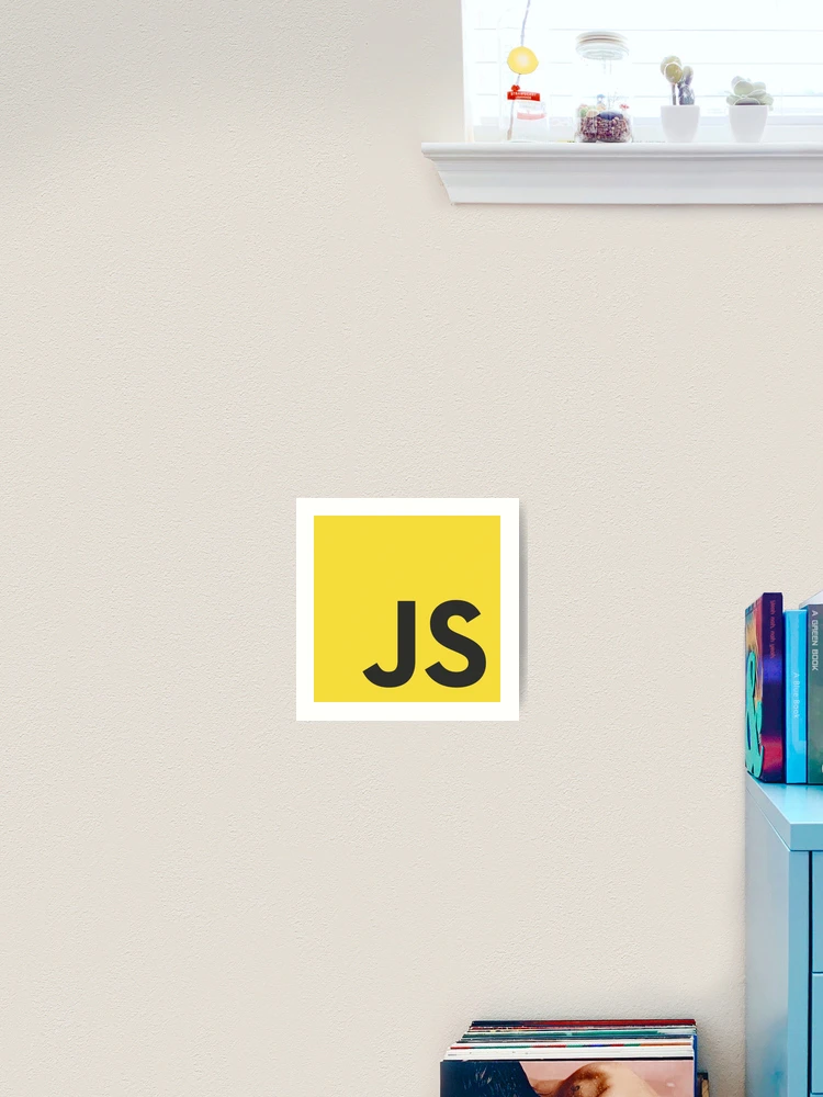 Thumbnail 2 of 3, Art Print, javascript js programming language logo designed and sold by UnitShifter.