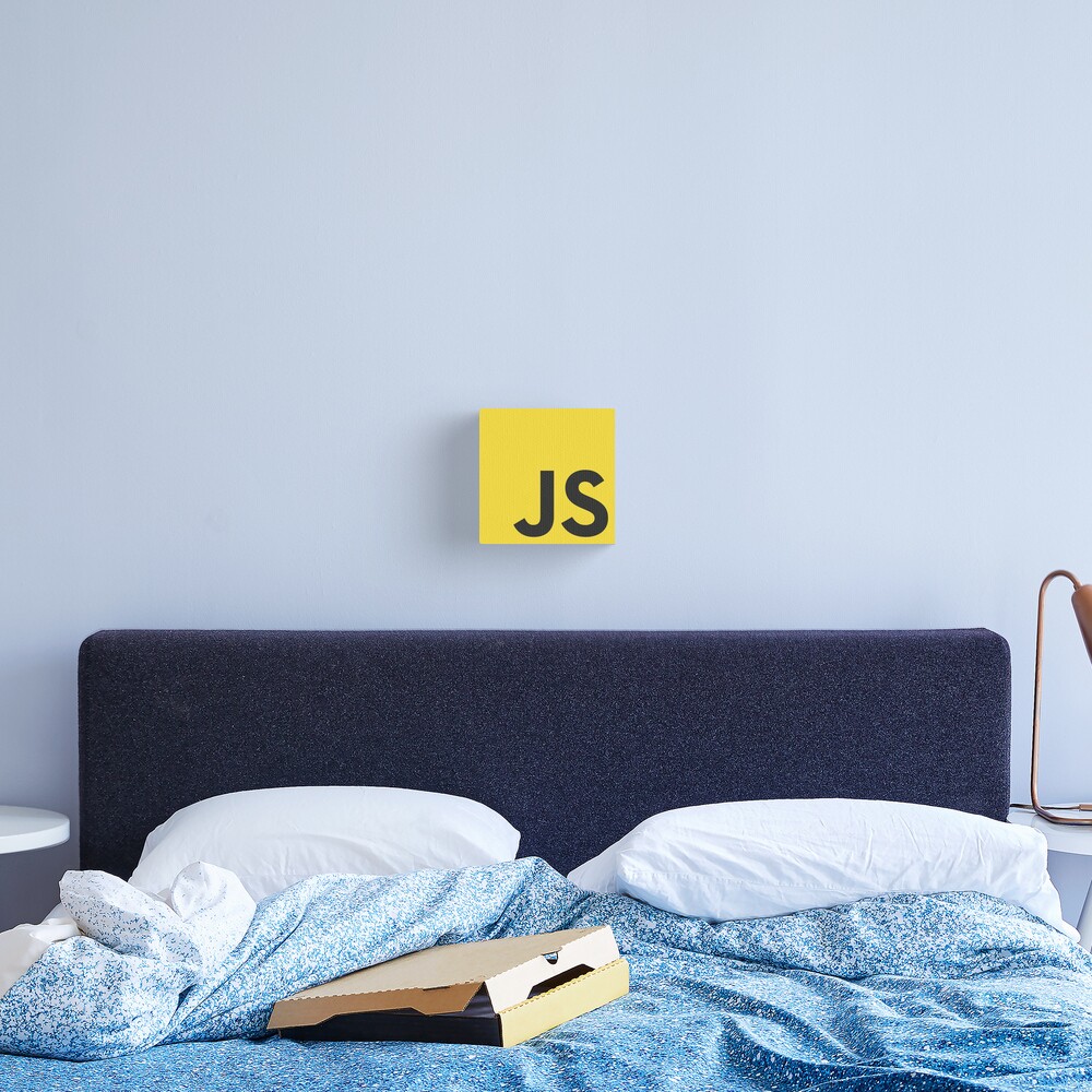 "javascript js programming language logo" Canvas Print by UnitShifter
