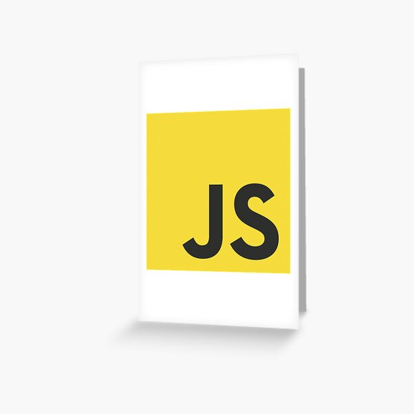 "javascript js programming language logo" Greeting Card for Sale by ...