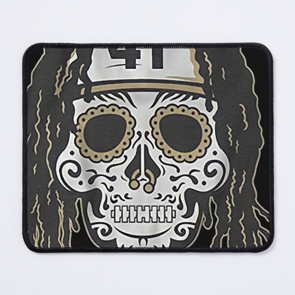 Item preview, Alvin Kamara sugar skull Essential T-Shirt.png designed and sold by Heatheole.