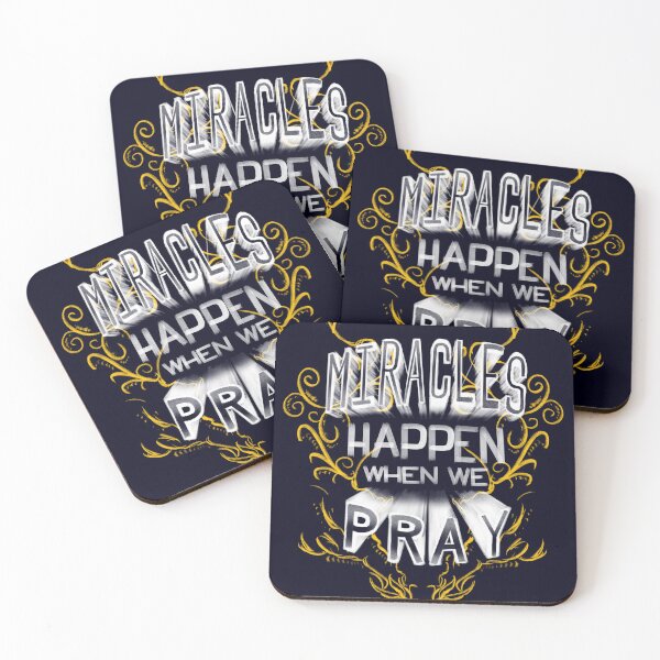 Item preview, Miracles Happen When We Pray designed and sold by JerickBravo.