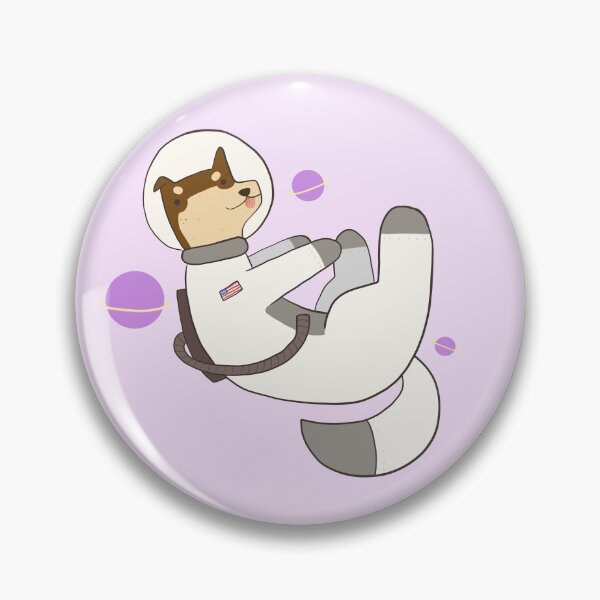 Item preview, space dog designed and sold by pinkkishturnip.