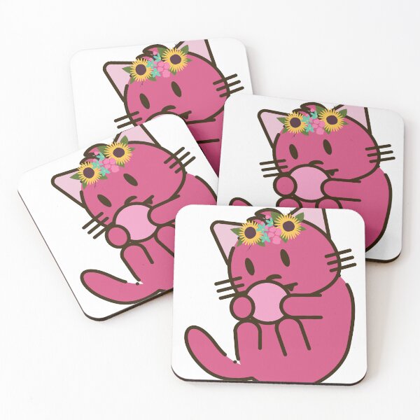 Item preview, Adorable pink kitten playing ball. designed and sold by EMIPRINCESS.