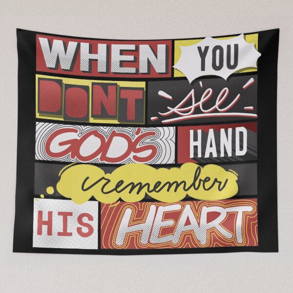 Item preview, When you don't see God's Hand, Remember His Heart designed and sold by JerickBravo.