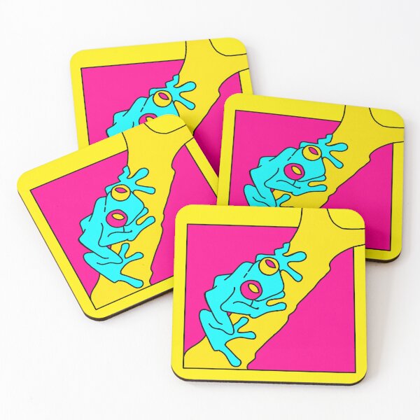 Item preview, Neon frog  designed and sold by Elliesaurusart.