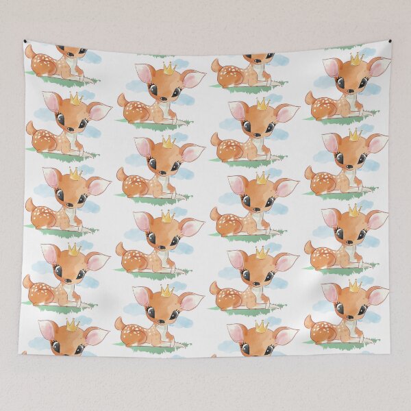 Item preview, Cute baby deer bambi prince designed and sold by 4You4U.