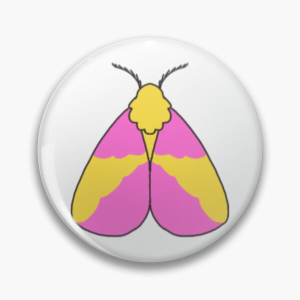 Item preview, Rosy maple moth designed and sold by MossCosmos.