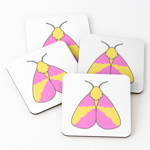 Item preview, Rosy maple moth designed and sold by MossCosmos.