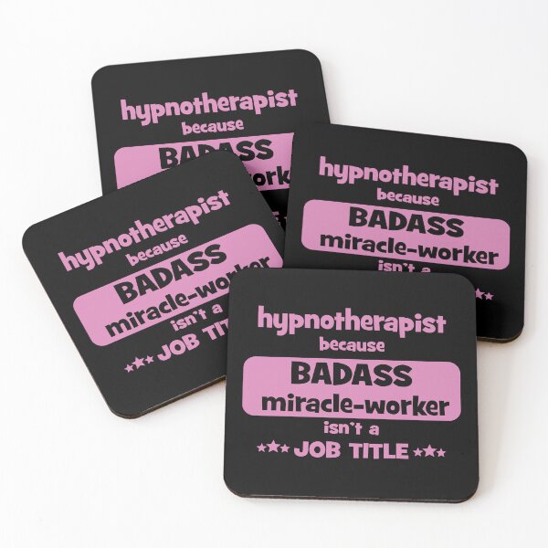 Item preview, Hypnotherapist - because badass miracle-worker isn't a job-title designed and sold by LouiseFranksArt.