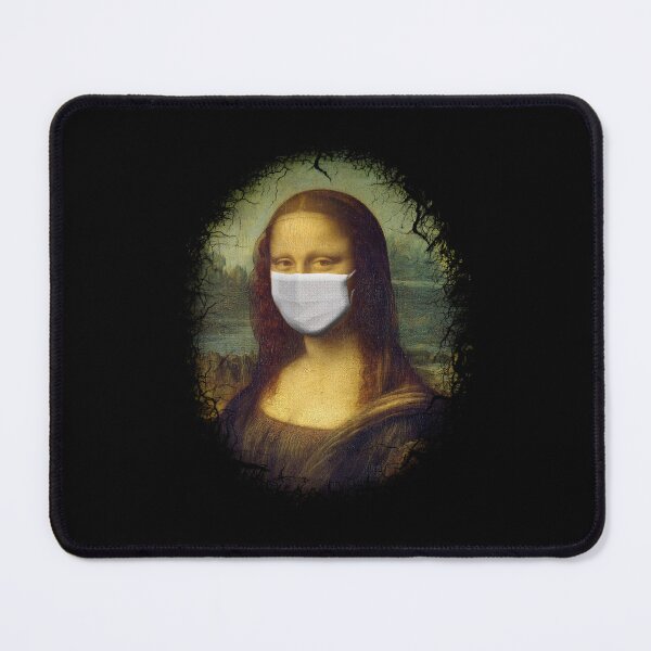 Item preview, Face Mask Mona Lisa  designed and sold by free4print.com.
