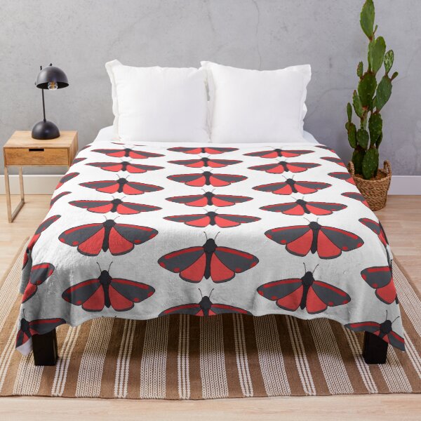 Item preview, Cinnabar moth designed and sold by MossCosmos.