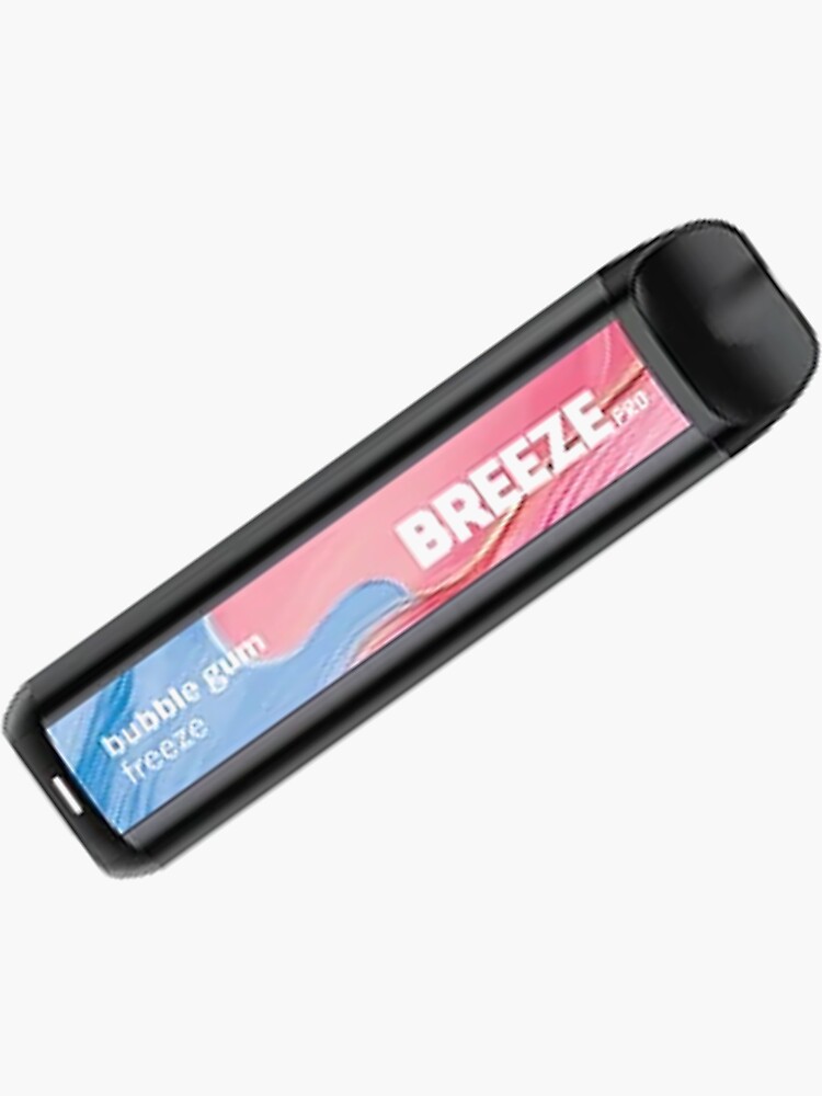 "Breeze Pro Bubble Gum Freeze Vape" Sticker for Sale by Makattack99
