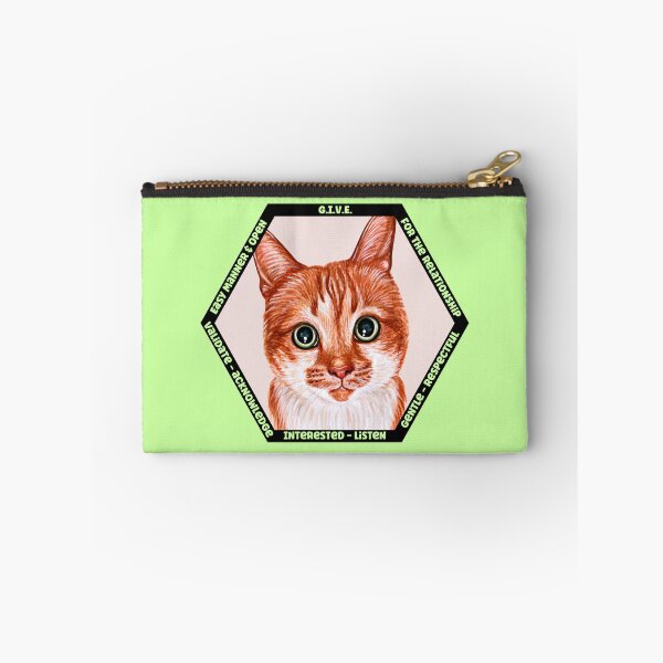 Item preview, Interpersonal Effectiveness: GIVE. The Therapeutic Cat Hexagon Collection, representing strength and wisdom. designed and sold by Orianah.