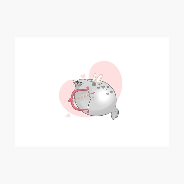 Cupid Seal! Photographic Print
