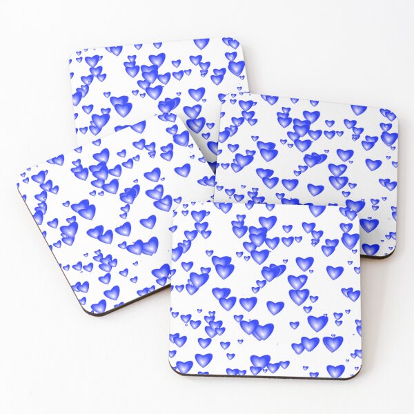 Item preview, Little Royal Blue Valentine Hearts designed and sold by SeaChangeDesign.