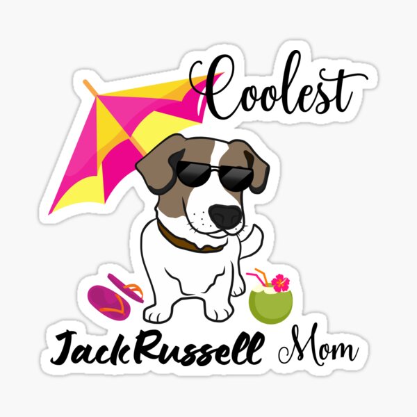 Item preview, Coolest Summer Time Jack Russell Mom Jack Russell Terrier Lover Gift designed and sold by BronikowskiART.