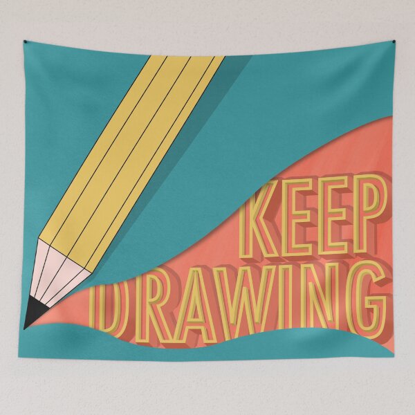 Item preview, Keep Drawing designed and sold by JerickBravo.
