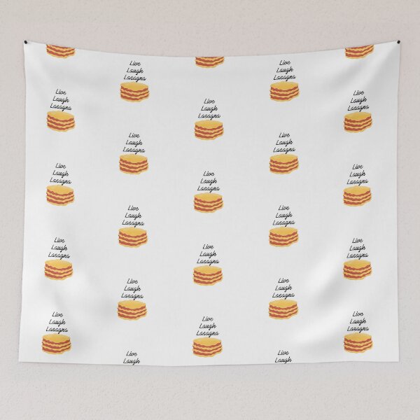Item preview, Live, Laugh, Lasagna designed and sold by LightningJelly.