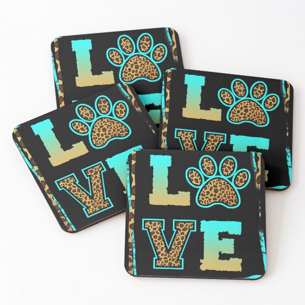 Item preview, Love Paw Pet Owner Dog Mom Fur Mama Leopard Print Women Gift Premium designed and sold by emaleeshant.
