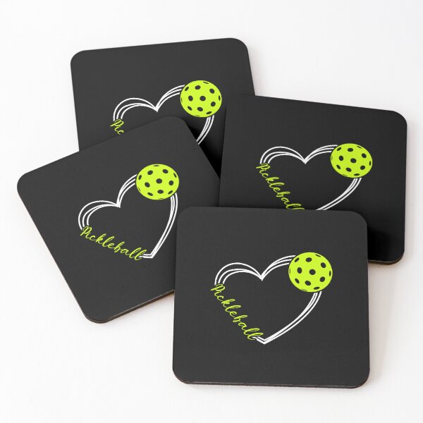 Item preview, Love pickleball heart line designed and sold by MobertsonArt.